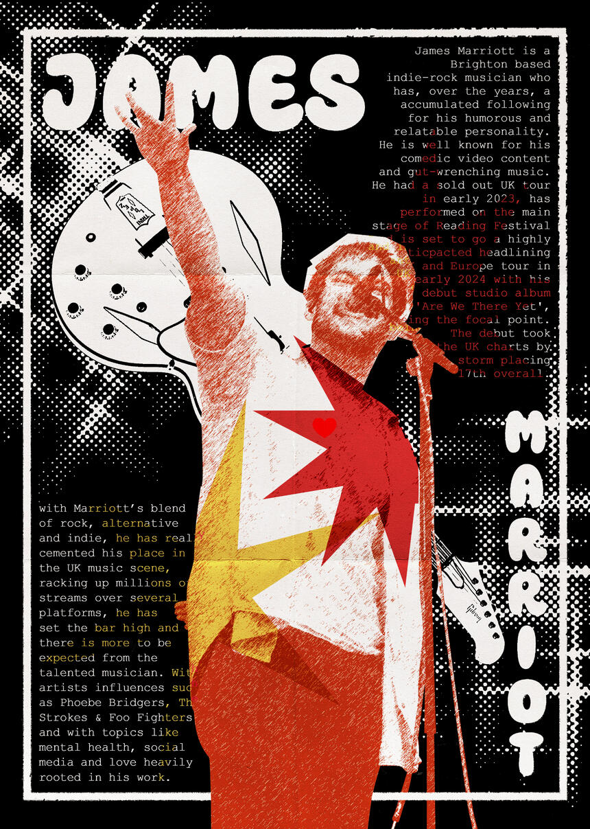 James Marriott Festival Notice Poster Concept