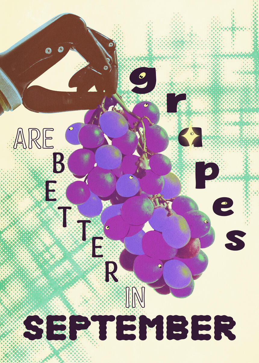 James Marriott Grapes Poster Concept
